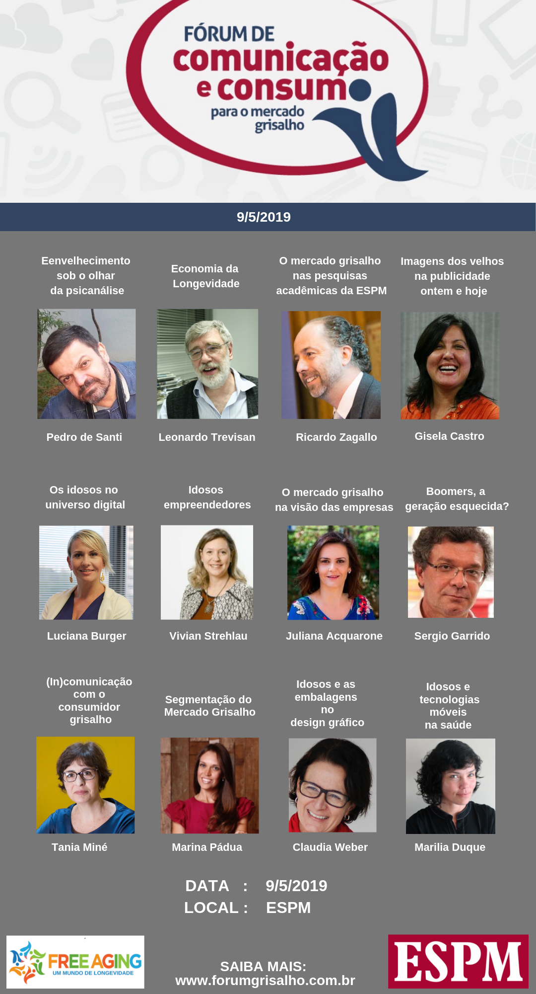 POST FORUM COM PALESTRAS E PALESTRANTES